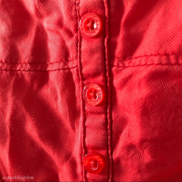 ✨$5/$20✨ Nautica Red Peasant Camisole - Picture 5 of 8